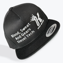 Load image into Gallery viewer, (Blood Sweat &amp; Gears) Flat Bill Cap
