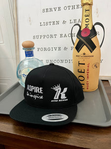 (Aspire to Inspire) Yupoong Flat Bill Cap